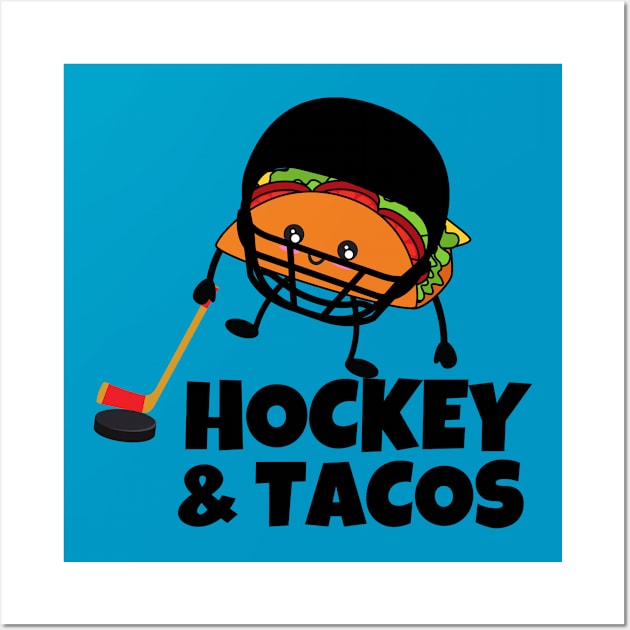 Hockey and Tacos Wall Art by Unique Treats Designs